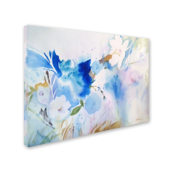 Sheila Golden 'Blue Whispers' Canvas Art,14x19